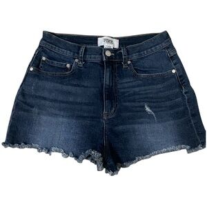 Victoria’s Secret PINK High Waisted Dark Denim Cut Off Women’s Shorts Size 8